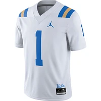 Maillot de match Jordan Brand #1 des Bruins l'UCLA blanc pour hommes