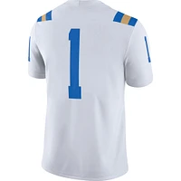 Maillot de match Jordan Brand #1 des Bruins l'UCLA blanc pour hommes