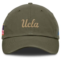 Men's Jordan Brand Olive UCLA Bruins 2024 Military Appreciation Club Adjustable Hat