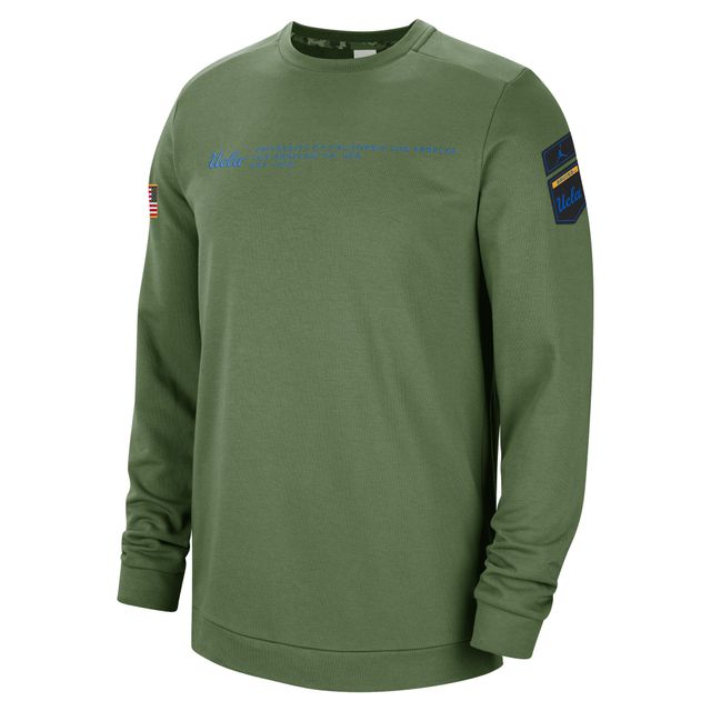 Sweat à capuche militaire Jordan Brand UCLA Bruins pour homme, olive