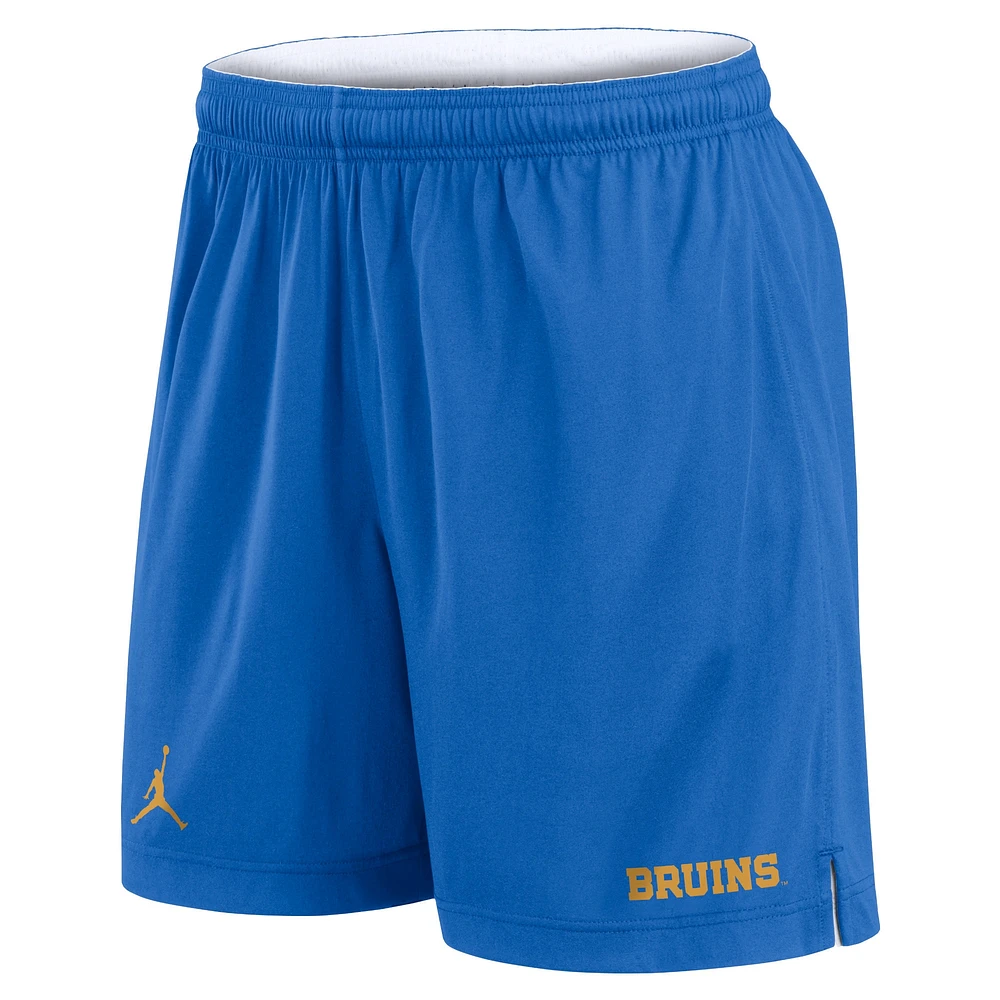 Short réversible Jordan Brand blanc/bleu UCLA Bruins Primetime pour hommes