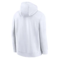 Sweat à capuche Jordan Brand blanc UCLA Bruins Statement Wordmark Lockup pour homme
