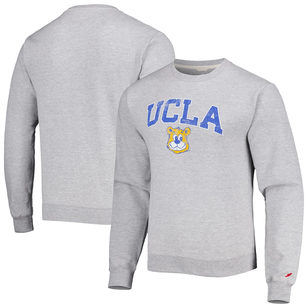 League Collegiate Wear pour hommes Gris UCLA Bruins 1965 Arch Essential Sweat à capuche léger