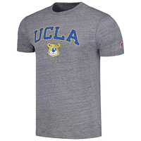 Men's League Collegiate Wear Heather Gray UCLA Bruins Tall Arch Victory Falls Tri-Blend T-Shirt