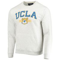 Men's League Collegiate Wear Heathered Gray UCLA Bruins Upperclassman Pocket Pullover Sweatshirt