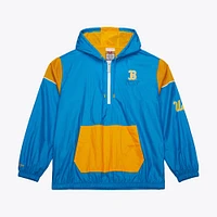 Men's Mitchell & Ness Blue UCLA Bruins Anorak Vintage Logo Half-Zip Hoodie Jacket