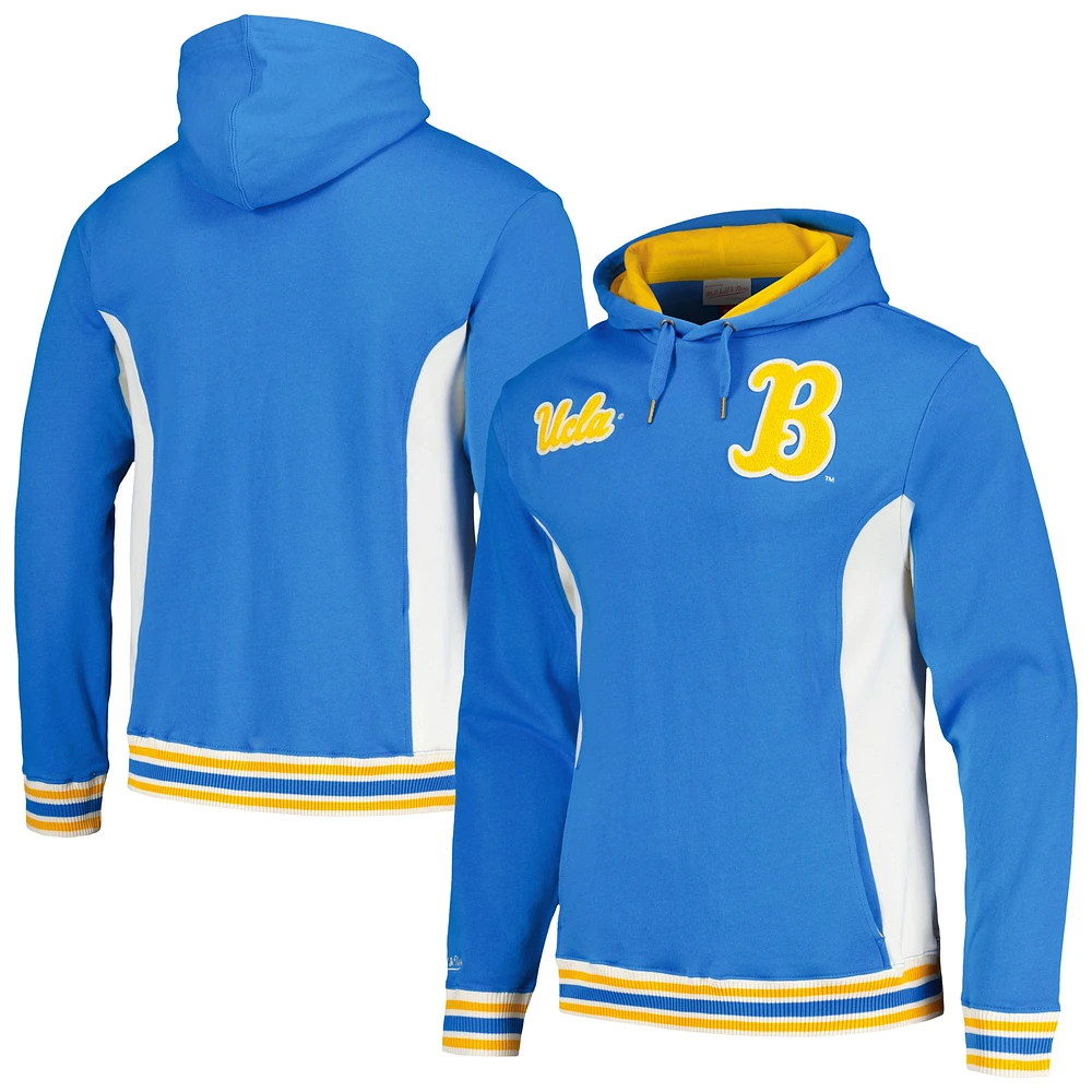 Men's Mitchell & Ness Blue UCLA Bruins Team Legacy French Terry Pullover Hoodie