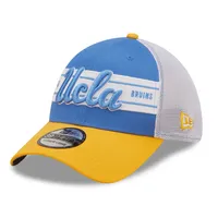 Men's New Era Blue/Gold UCLA Bruins Banded 39THIRTY Flex Hat