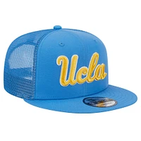 Men's New Era Blue UCLA Bruins 9FIFTY Trucker Snapback Hat