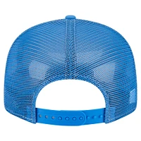 Casquette camionneur New Era bleue à panneau fendu 9FIFTY Snapback des Bruins de l'UCLA pour homme