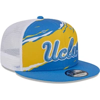 Casquette New Era Blue UCLA Bruins Tear Trucker 9FIFTY Snapback pour homme