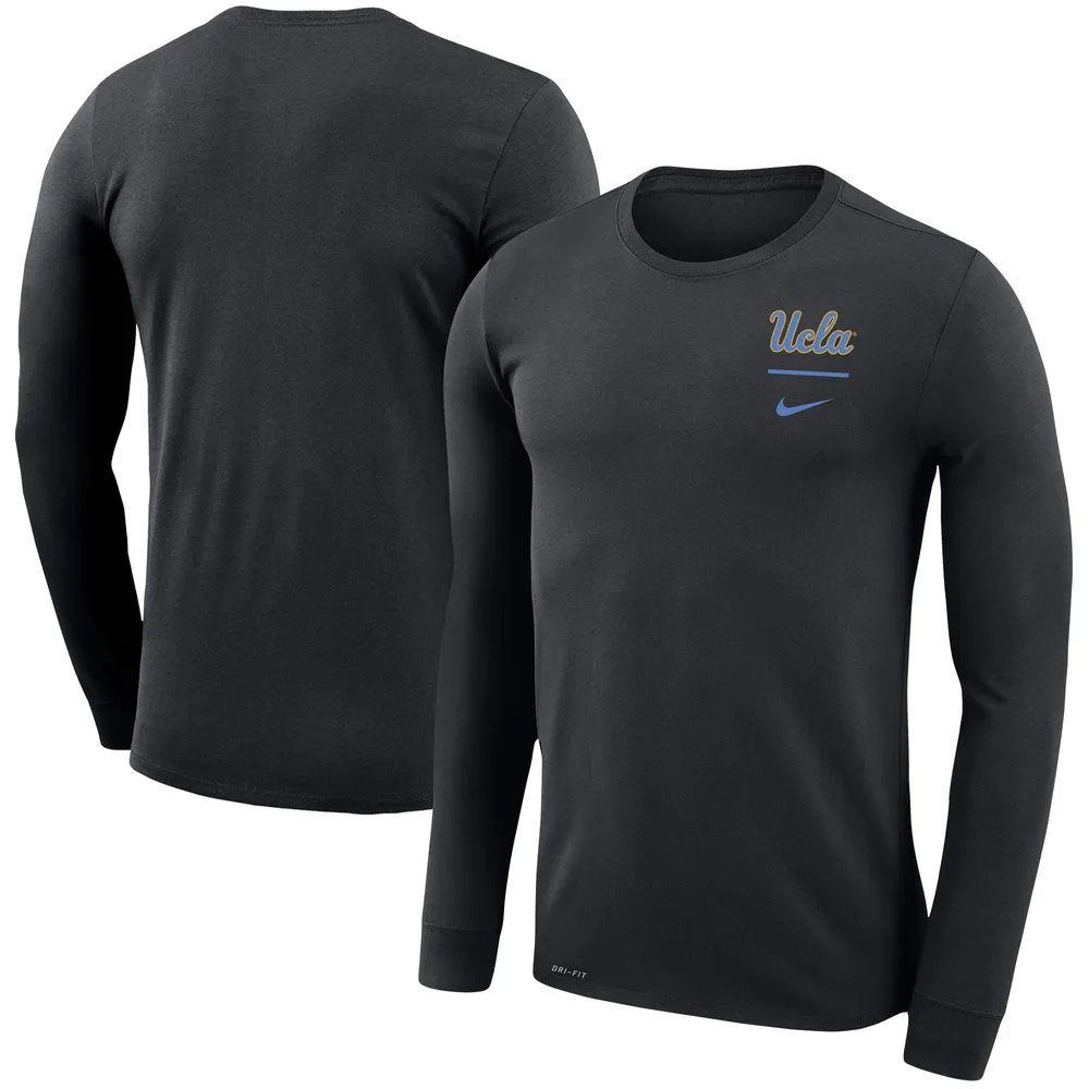 Nike Men's UCLA Bruins Grey Dri-Fit Tri-Blend T-Shirt, XL, Gray