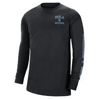 T-shirt à manches longues Nike UCLA Bruins Tour Max 90 pour homme, noir