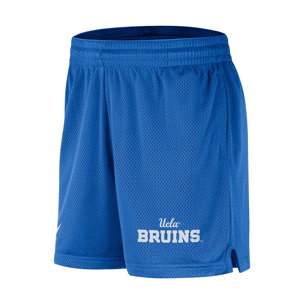 Short Nike UCLA Bruins Performance en maille bleu pour homme