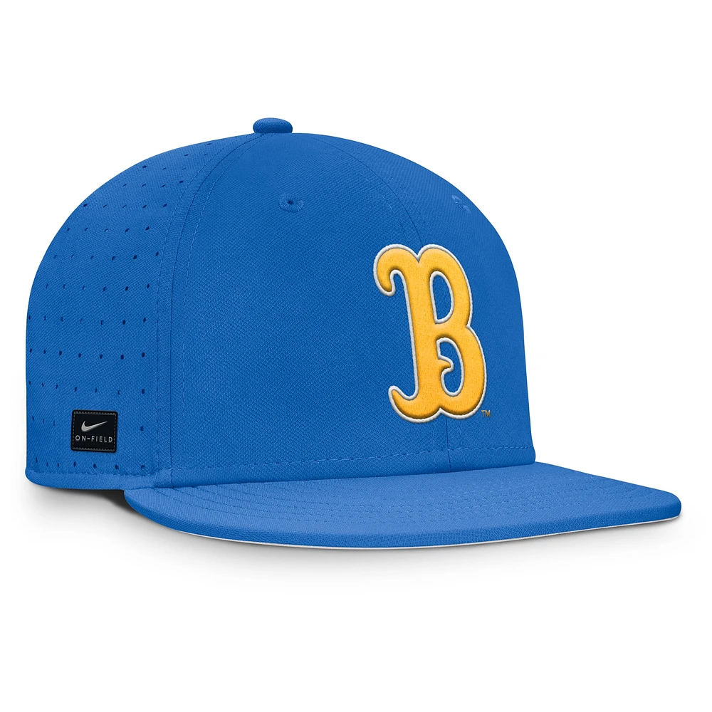 Men's Nike Blue UCLA Bruins On-Field Dugout True Performance Fitted Hat
