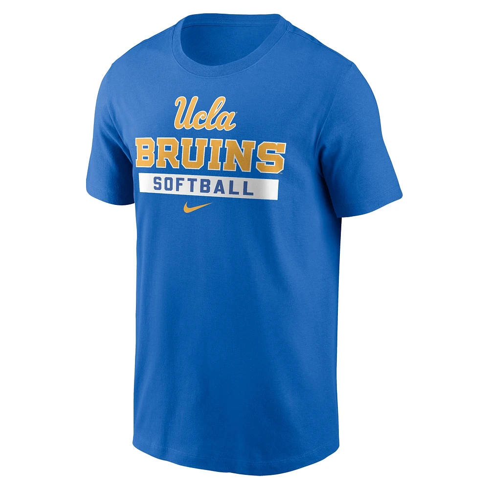 T-shirt de softball Nike UCLA Bruins bleu pour homme