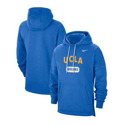 Men's Nike Blue UCLA Bruins Team Arch Fan Pullover Hoodie