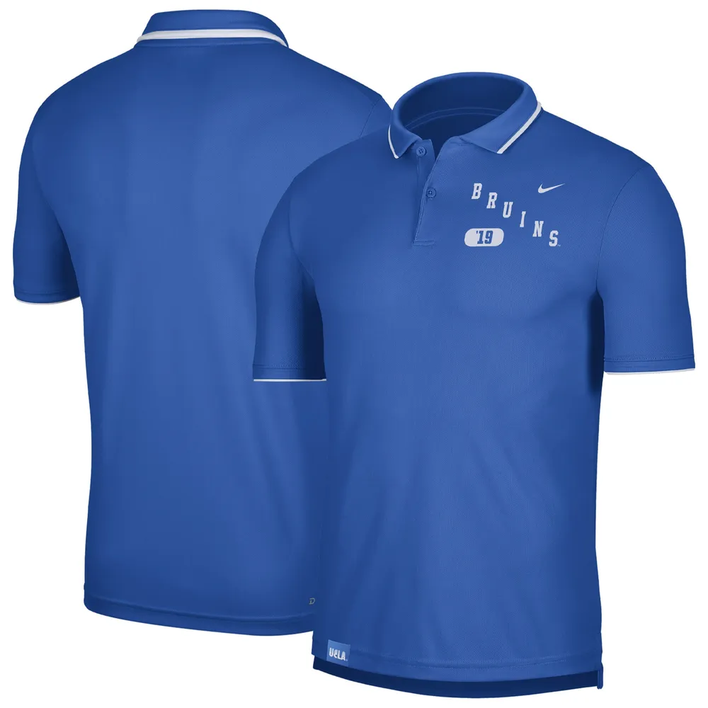 Polo Nike UCLA Bruins Wordmark Performance pour homme - Bleu