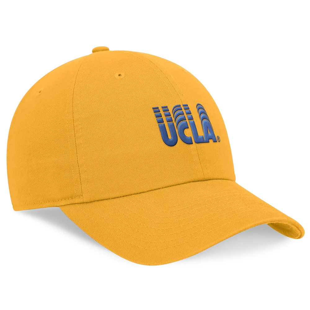 Casquette ajustable Nike Gold UCLA Bruins Legacy Club Performance pour homme