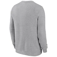 Men's Nike Heather Gray UCLA Bruins Legacy Classic Pullover Sweatshirt
