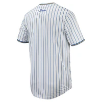 Maillot de baseball réplique à fines rayures Nike UCLA Bruins pour homme blanc