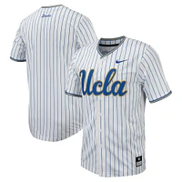 Maillot de baseball réplique à fines rayures Nike UCLA Bruins pour homme blanc