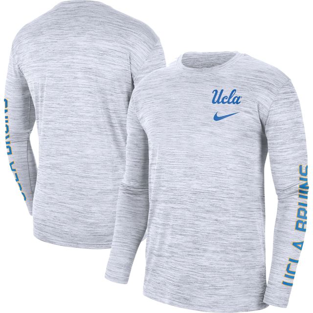 T-shirt à manches longues Nike UCLA Bruins Velocity Legend Team Performance pour homme, blanc