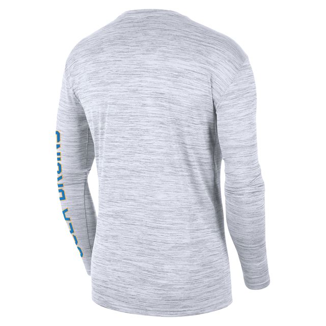 T-shirt à manches longues Nike UCLA Bruins Velocity Legend Team Performance pour homme, blanc