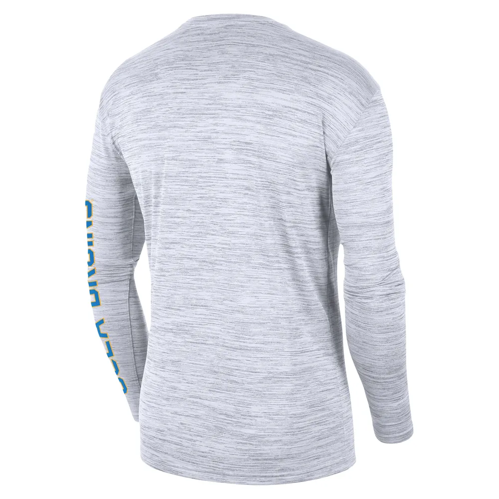 Men's Nike White UCLA Bruins Velocity Legend Team Performance Long Sleeve T-Shirt