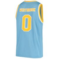 Men's Original Retro Brand Russell Westbrook Blue UCLA Bruins Alumni Basketball Jersey