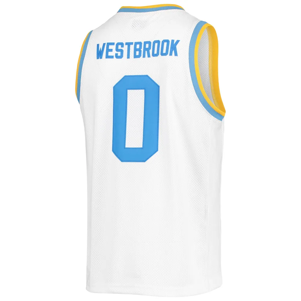 Original Retro Brand Men's Russell Westbrook UCLA Bruins Commemorative Classic Basketball Jersey - White