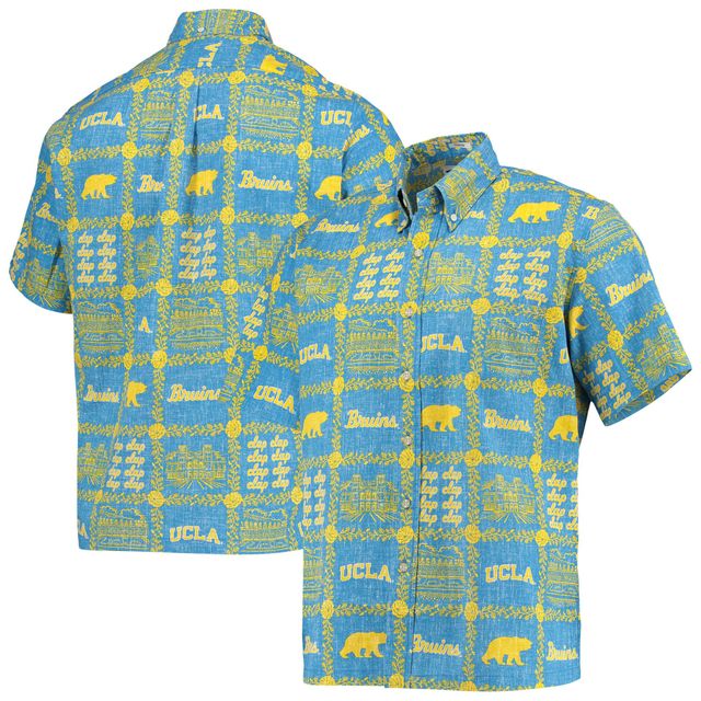 Chemise boutonnée classique Reyn Spooner Blue UCLA Bruins pour homme