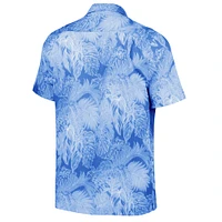 Men's Tommy Bahama Blue UCLA Bruins Coast Luminescent Fronds IslandZone Button-Up Camp Shirt