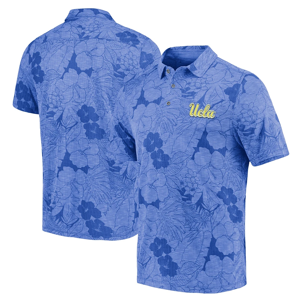 Polo Tommy Bahama bleu UCLA Bruins Miramar Blooms pour hommes