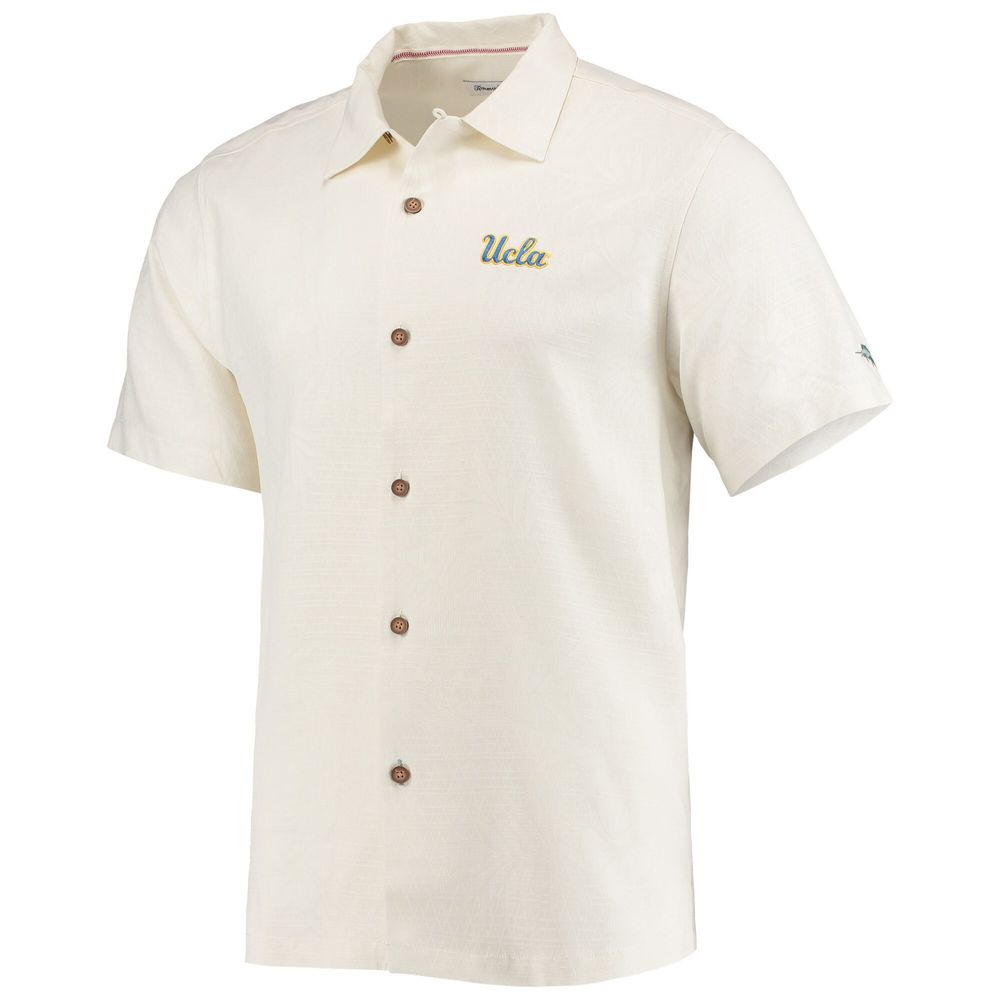 Men's Tommy Bahama White UCLA Bruins Run Like You Stole It Camp Button-Up Shirt