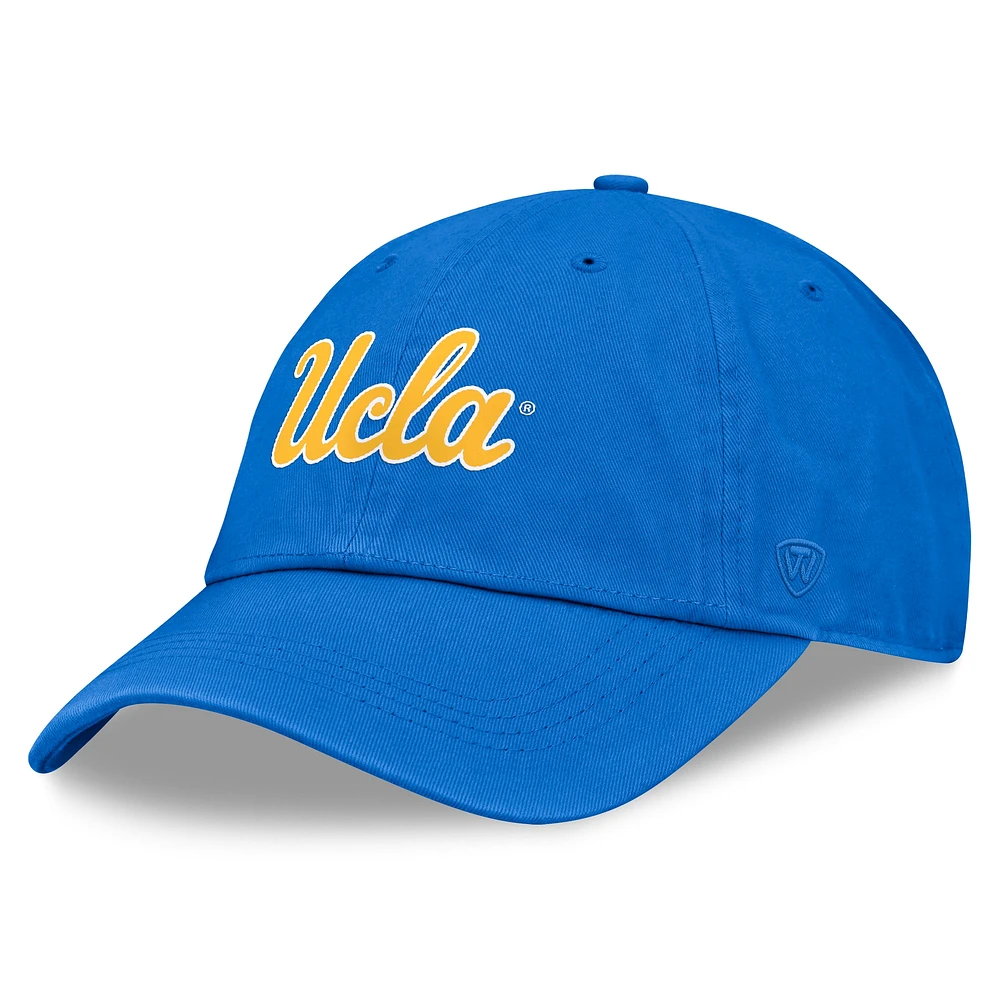 Men's Top of the World Blue UCLA Bruins Team Logo Washed Adjustable Hat