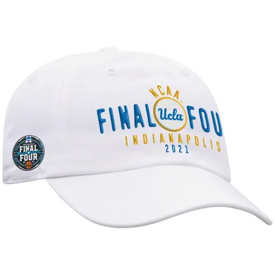 UCLA Bruins Top of the World 2021 NCAA Men's Basketball Tournament March Madness Final Four Bound Crew Adjustable Hat - White