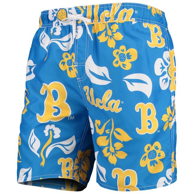 Maillot de bain Wes & Willy Blue UCLA Bruins Floral Volley pour homme