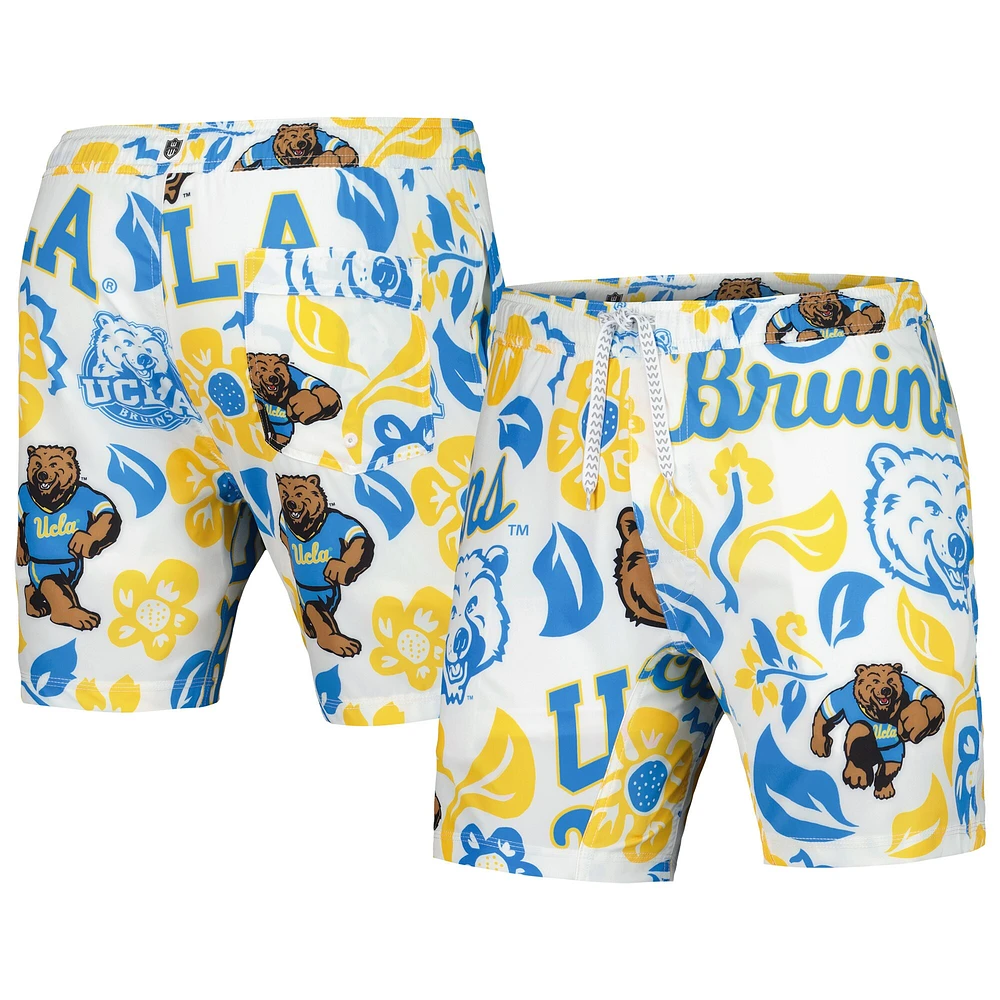 Wes & Willy White UCLA Bruins Vault Tech Maillot de bain pour homme