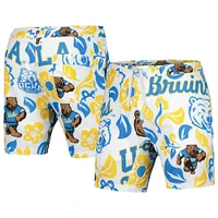 Men's Wes & Willy  White UCLA Bruins Vault Tech Swimming Trunks