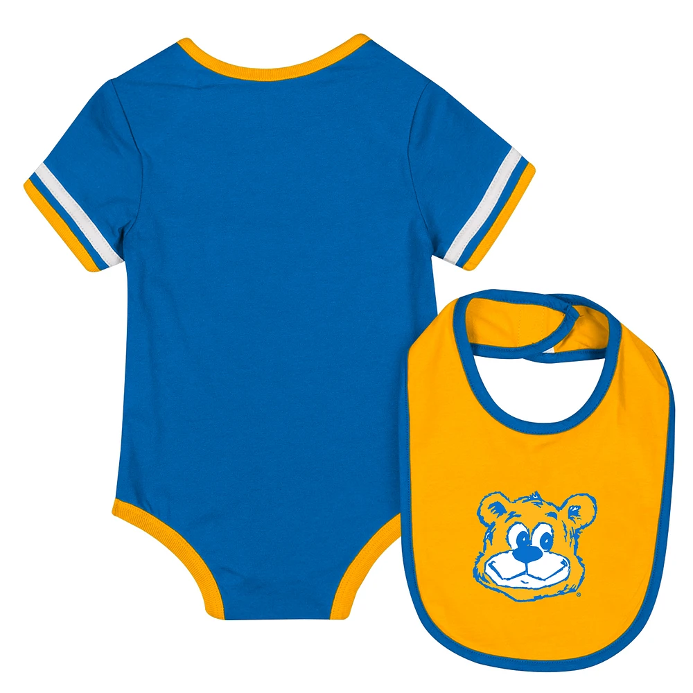 Newborn & Infant Colosseum  Blue UCLA Bruins Bodysuit Bib Set
