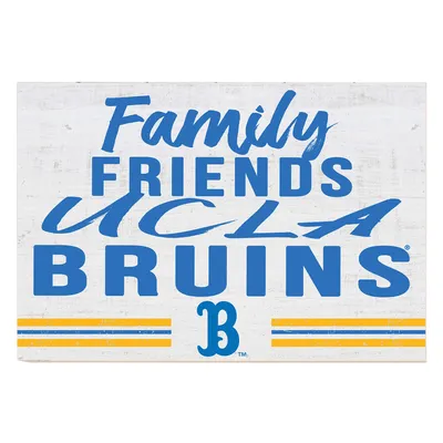UCLA Bruins 24'' x 34'' Friends Family Wall Art