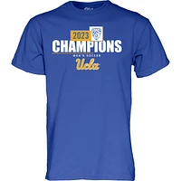 Unisex Blue 84  UCLA Bruins 2023 PAC-12 Men's Soccer Regular Season Champions Locker Room T-Shirt