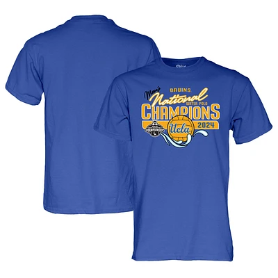 T-shirt unisexe bleu 84 UCLA Bruins 2024 NCAA pour hommes, champions nationaux de water-polo