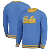 Pull-over vintage en tricot bleu UCLA Bruins Renew unisexe Uscape Apparel