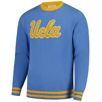 Pull-over vintage en tricot bleu UCLA Bruins Renew unisexe Uscape Apparel