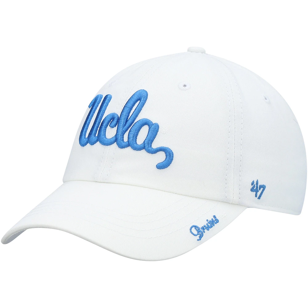 Women's '47 White UCLA Bruins Miata Clean Up Adjustable Hat