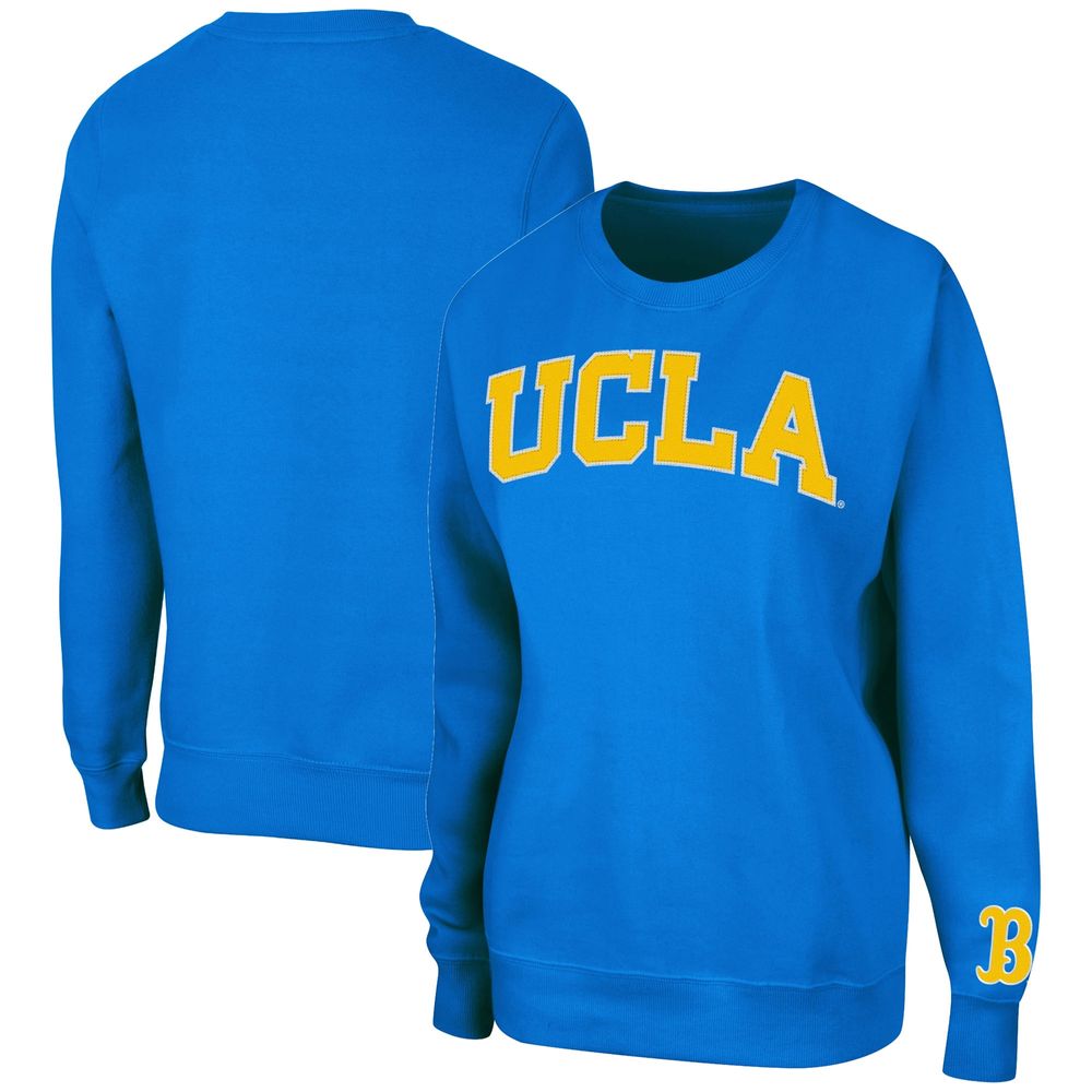 Women's Colosseum Blue UCLA Bruins Campanile Pullover Sweatshirt