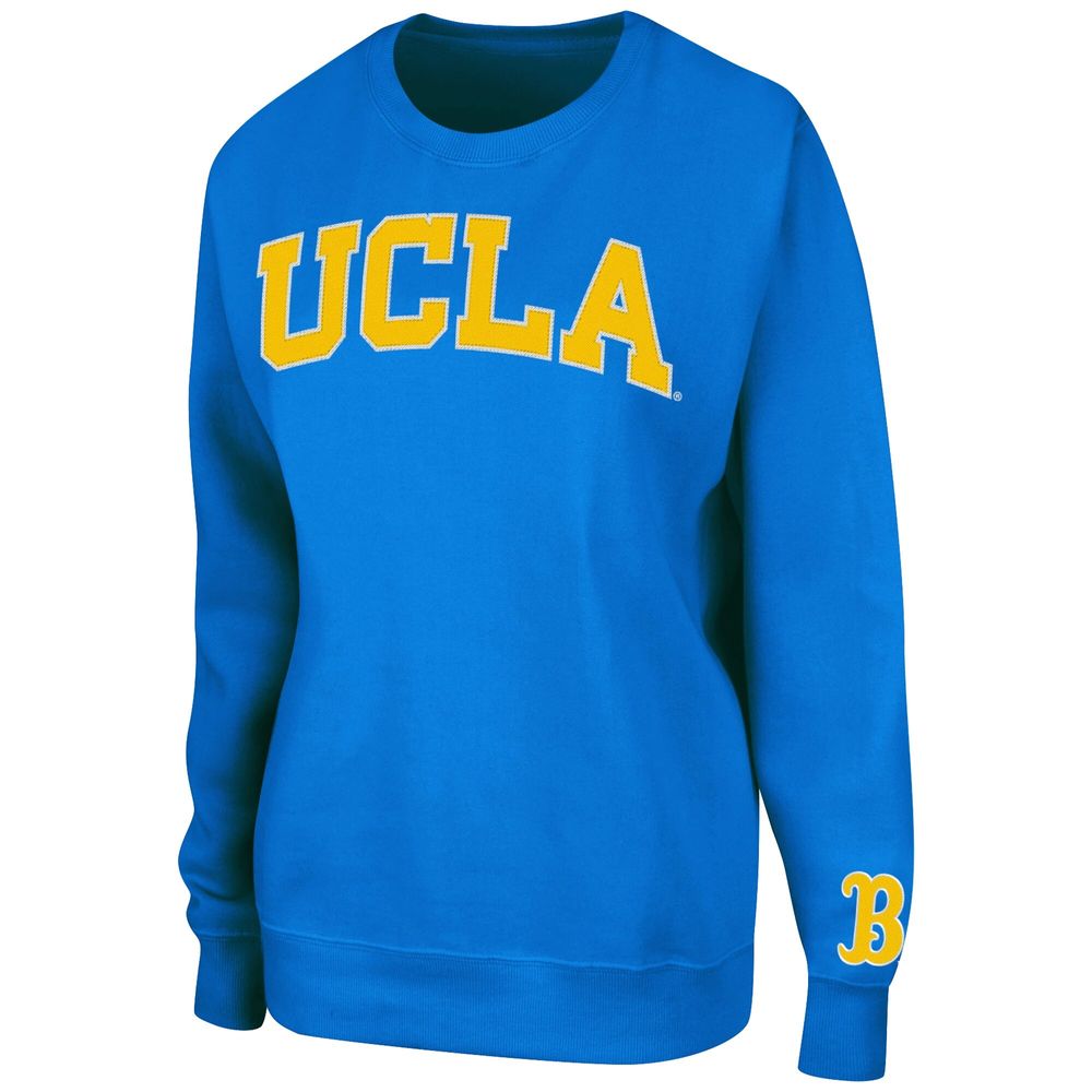 Women's Colosseum Blue UCLA Bruins Campanile Pullover Sweatshirt