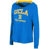 Colosseum Blue UCLA Bruins Catalina Hoodie T-shirt à manches longues pour femme